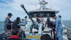 Letusan Meriam KRI Pari-849 Berikan Efek Gentar di Perairan Perbatasan
