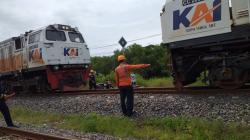  Tangki BBM KA Argo Bromo Anggrek Bocor dan Saluran Rem Rusak usai Tabrak Mobil di Semarang