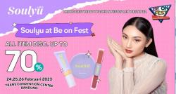 Cuma 3 Hari! Kunjungi Booth Soulyu di Be On Fest, Dapatkan Diskon 50% All Product + Harga Spesial!