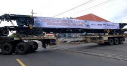 PT INKA Ekspor 133 Gerbong Kereta Barang Datar ke Selandia Baru