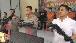 Gagalkan Praktik Jual Beli Senpi Ilegal, Polresta Sidoarjo Sita 9 Senjata Berbagai Jenis 