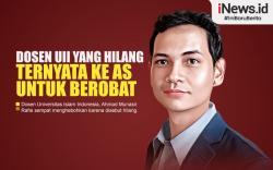 Infografis Dosen UII yang Hilang Ternyata Berobat ke AS