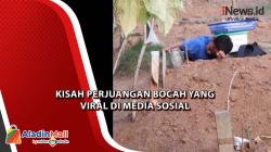 Kisah di Balik Video Viral Anak Yatim Peluk Makam Ayahnya