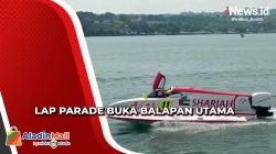Para Pembalap F1 Powerboat Lap Parade Buka Balapan Utama