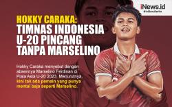 Infografis Hokky Caraka Sebut Timnas Indonesia U-20 Pincang Tanpa Marselino Ferdinan