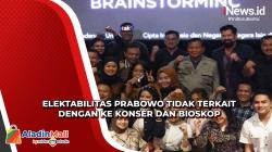 Gerindra Sebut Prabowo Nonton Konser dan Bioskop Bukan untuk Dorong Elektabilitas