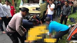 Korban Kedua Adu Banteng Truk Tabrak Motor di Ponjong Gunungkidul Meninggal   
