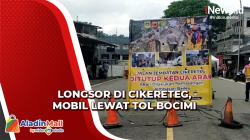 Longsor Jembatan Cikereteg, Kendaraan Roda Empat Dialihkan Lewat Tol Bocimi