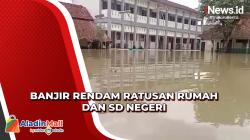 Banjir Rendam Ratusan Rumah dan 3 SD Negeri di Kabupaten Bekasi, Warga Tidak Mengungsi