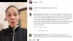 Bunda Corla Marah Ada Fans Telepon saat Jam Kerja: Tidak Sopan dan Mengancam Karier Saya