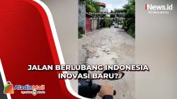 Lucu! Bule Belanda Sebut Jalan Berlubang di Indonesia sebagai Inovasi Baru