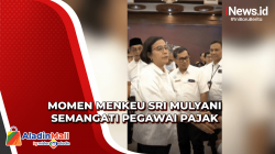 Momen Menkeu Sri Mulyani Semangati Pegawai Pajak Usai Kasus Rafael Alun Trisambodo