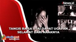 Detik-Detik Momen Haru Raisa Nangis Dapat Surprise dari Zalina saat Konser