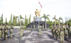 HUT ke-62 Kostrad, Prajurit Yonif Mekanis Raider 413/Bremoro Ziarah di TMP Jurug