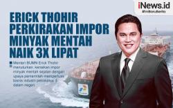 Infografis Erick Thohir Perkirakan Impor Minyak Mentah Naik 3 Kali Lipat