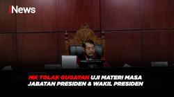 MK Tolak Gugatan Uji Materi Batas Masa Jabatan Presiden dan Wakil Presiden