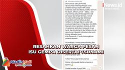 Meresahkan! Beredar Pesan Berantai Besok Diprediksi Sulut dan Malut Diguncang Gempa Berpotensi Tsunami