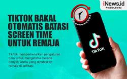 Infografis: TikTok Bakal Otomatis Batasi Screen Time untuk Remaja
