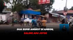 Dua Sopir Angkot di Ambon, Saling Adu Jotos di Tengah Jalan