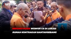 Polisi Gelar Rekonstruksi Wowon CS di Lokasi Rumah Kontrakan Bantargebang
