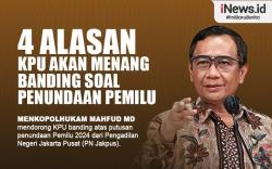 Infografis 4 Alasan KPU Akan Menang Banding Soal Penundaan Pemilu 2024
