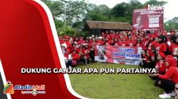 Emak-Emak di Banyumas Deklarasi Dukung Ganjar, Tak Peduli Apa pun Partainya