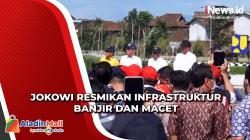 Jokowi Resmikan Infrastruktur Banjir dan Macet di Bandung, Habiskan Anggaran Rp1,26 Triliun