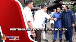 Surya Paloh Bertemu Prabowo di Hambalang, Suasana Cair dengan Makan Bersama