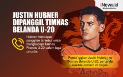 Infografis Pemain Keturunan Indonesia Justin Hubner Dipanggil Timnas Belanda U-20
