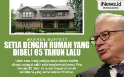 Infografis Warren Buffett Setia dengan Rumah yang Dibeli 65 Tahun Lalu