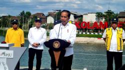 Presiden Jokowi Resmikan 3 Kolam Retensi, Kang Ace: Diharapkan Banjir di Bandung Teratasi<