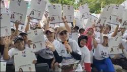 Venna Melinda Kenalkan Program Partai Perindo Lewat Senam Zumba kepada Warga Kediri