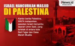 Infografis Israel Hancurkan Masjid Palestina