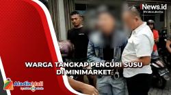 Terekam CCTV, Maling Susu di Minimarket Dikeroyok Warga