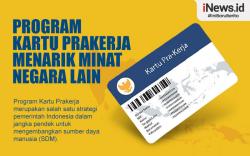Infografis Program Kartu Prakerja Menarik Minat Negara Lain