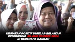 Kegiatan Positif Digelar Relawan Pendukung Jelang Pilpres 2024 di Beberapa Daerah 
