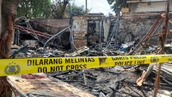 5 Kios Pedagang di Kembangan Jakbar Hangus Terbakar, Diduga akibat Korsleting Listrik