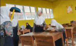 Viral Video Siswi SMP di Maros Jadi Korban Perundungan dalam Kelas<