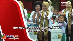 Ibu Negara Iriana Berkunjung ke Bandar Lampung dan Bermain Bersama Siswa SDN Teladan