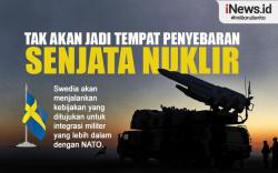 Infografis Swedia Janji Tak Akan Jadi Tempat Penyebaran Senjata Nuklir NATO