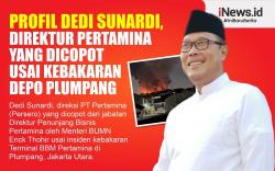 Infografis Profil Dedi Sunardi, Direktur Pertamina yang Dicopot usai Kebakaran Depo Plumpang