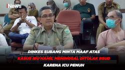 Dinkes Subang Minta Maaf Atas Kasus Ibu Hamil Meninggal Ditolak RSUD karena ICU Penuh