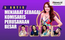 Infografis 5 Artis Menjabat sebagai Komisaris Perusahaan Besar