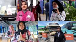 Deretan Pramugari Bus Cantik Berhijab, Bikin Adem Hati Penumpang