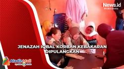 Disambut Isak Tangis, Jenazah Iqbal Korban Kebakaran Depo Plumpang Tiba di Rumah Duka