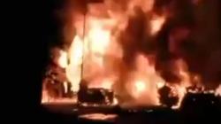 Tabrakan Maut Truk Pertamina di Minahasa Selatan, 4 Orang Tewas Terbakar<