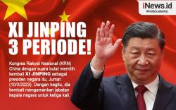 Infografis Xi Jinping 3 Periode!