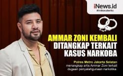 Infografis Ammar Zoni Kembali Ditangkap terkait Kasus Narkoba