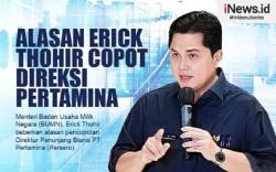Infografis Alasan Erick Thohir Copot Direksi Pertamina