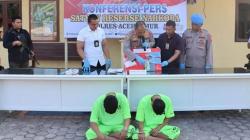 Transaksi Sabu di Halaman Masjid, 2 Pria Aceh Timur Kaget Digerebek Polisi